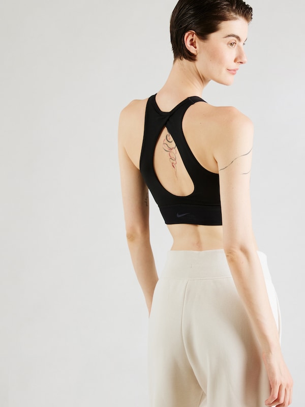 NIKE Bustino Reggiseno Sportivo In Nero