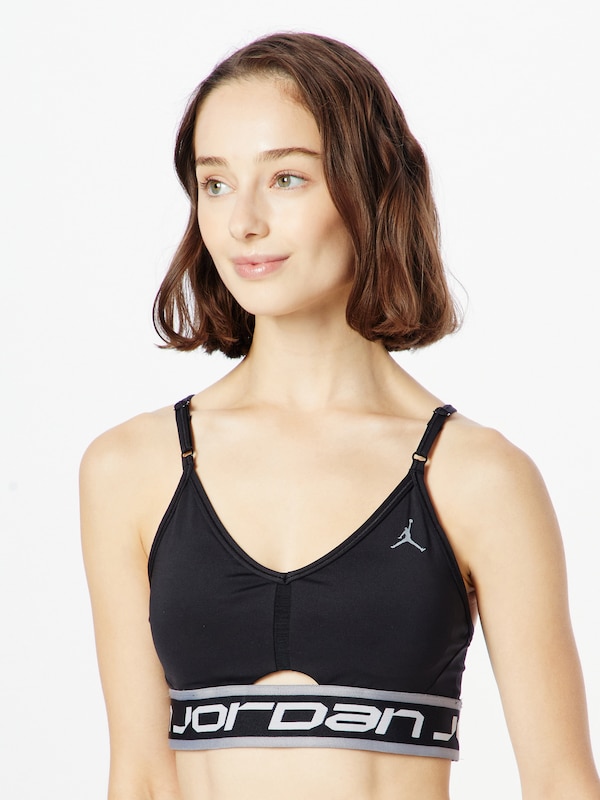 NIKE Bustino Reggiseno Sportivo In Nero