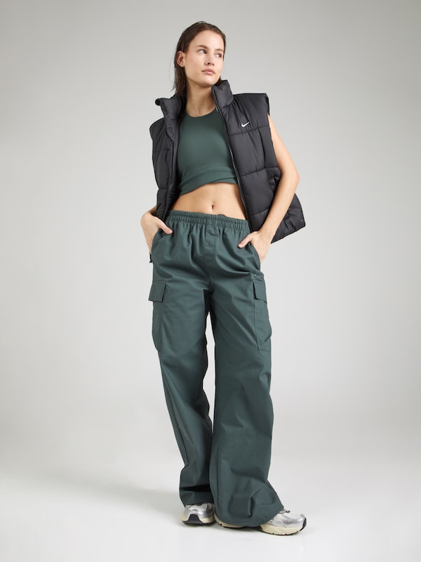 NIKE Bustino Reggiseno Sportivo In Verde Scuro
