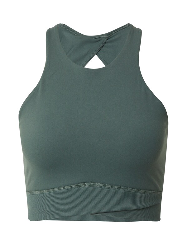 NIKE Bustino Reggiseno sportivo in Verde Scuro