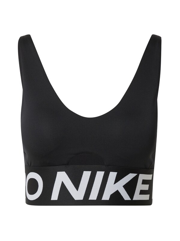 NIKE Bustino Reggiseno sportivo 'INDY' in Nero