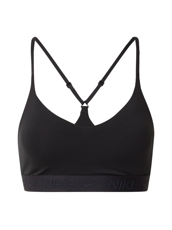 NIKE Bustino Reggiseno sportivo 'Indy' in Nero