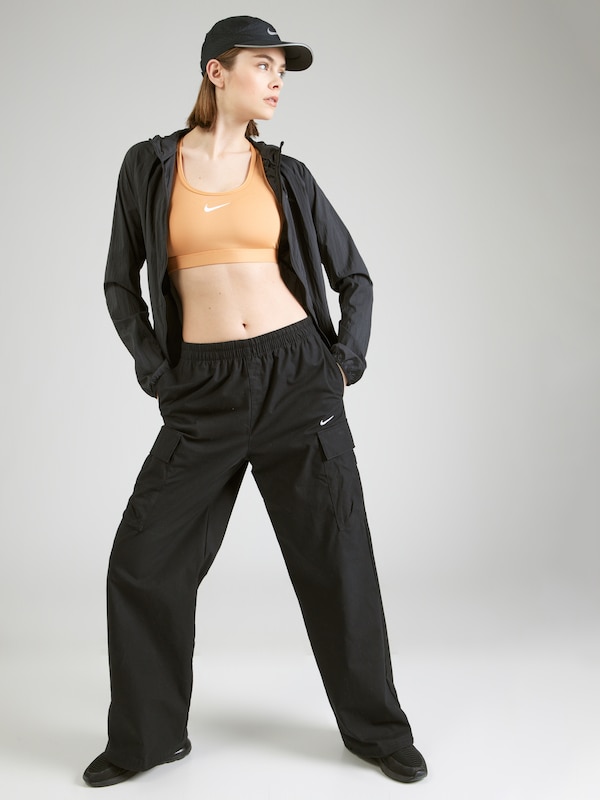 NIKE Bustino Reggiseno Sportivo 'Swoosh' In Arancione Pastello
