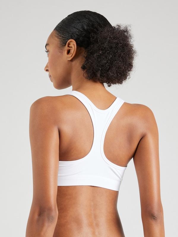 NIKE Bustino Reggiseno Sportivo 'Swoosh' In Bianco