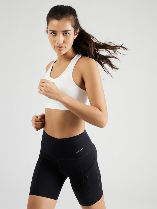 NIKE Bustino Reggiseno Sportivo 'SWSH' In Bianco