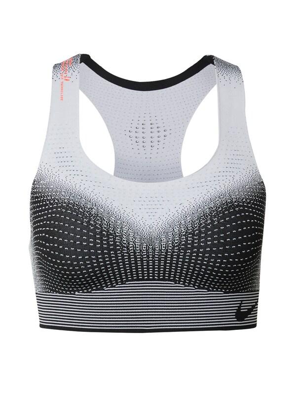 NIKE Bustino Reggiseno sportivo 'SWSH' in Nero