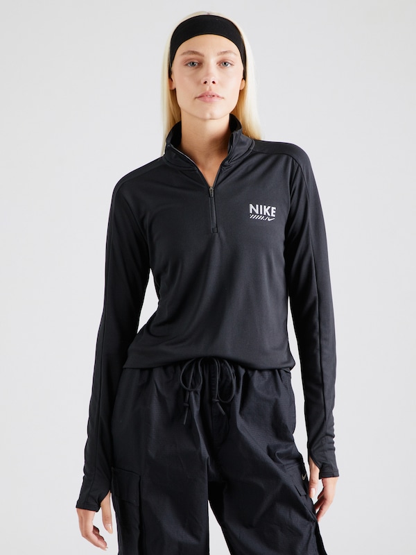 NIKE Felpa Sportiva 'PACER' In Nero