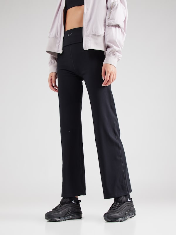 NIKE Flared Pantaloni Sportivi 'ONE' In Nero