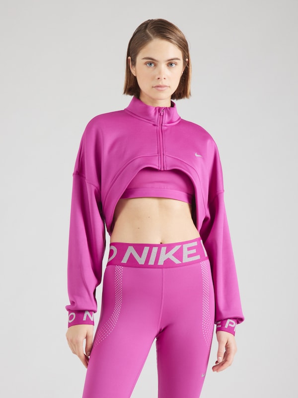 NIKE Giacca Di Felpa Sportiva 'Pro' In Fucsia