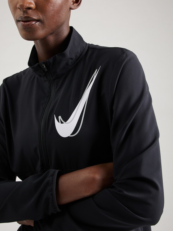 NIKE Giacca Sportiva 'SWSH' In Nero