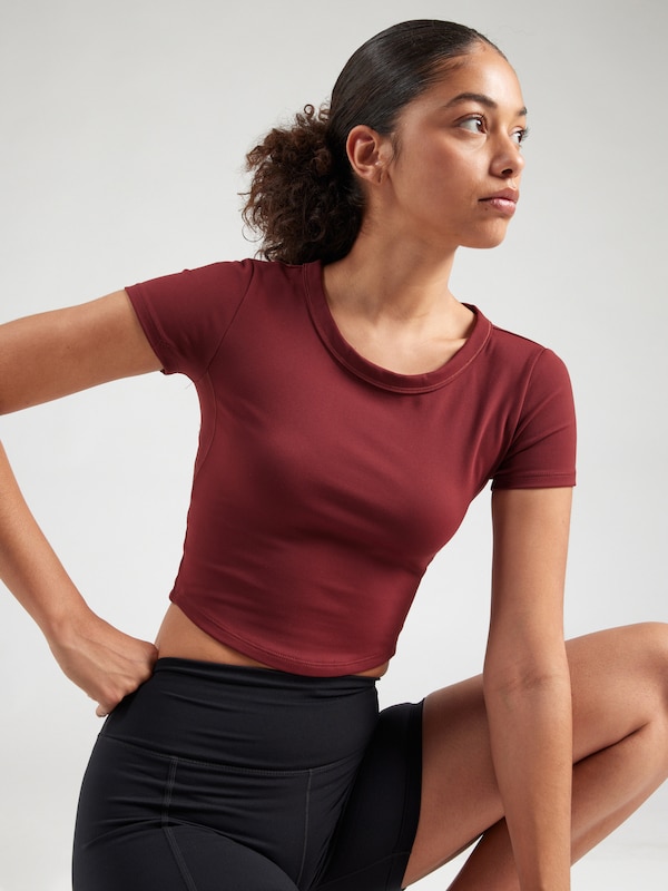 NIKE Maglia Funzionale 'ONE' In Rosso Scuro