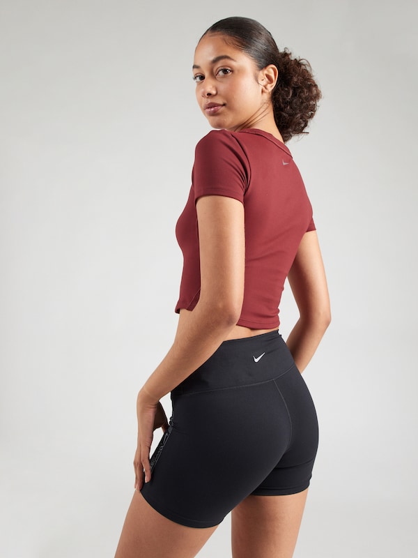 NIKE Maglia Funzionale 'ONE' In Rosso Scuro