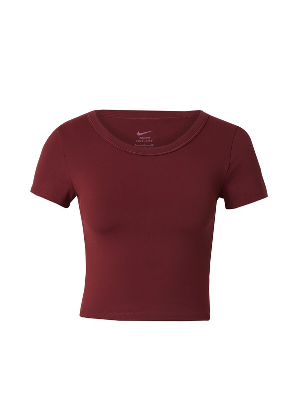 NIKE Maglia funzionale 'ONE' in Rosso Scuro