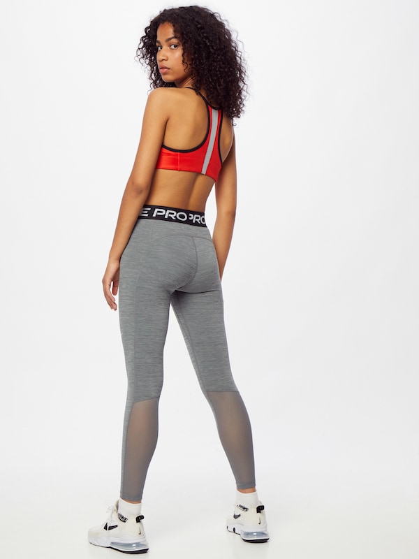 NIKE Skinny Pantaloni Sportivi In Grigio Sfumato