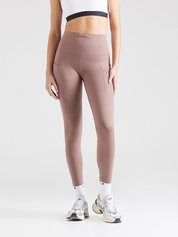 NIKE Skinny Pantaloni Sportivi In Marrone