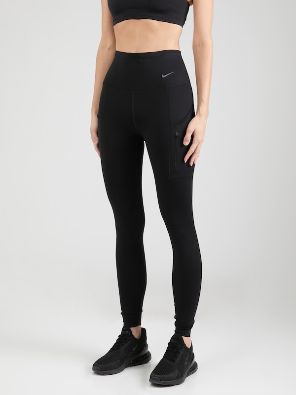 NIKE Skinny Pantaloni Sportivi In Nero