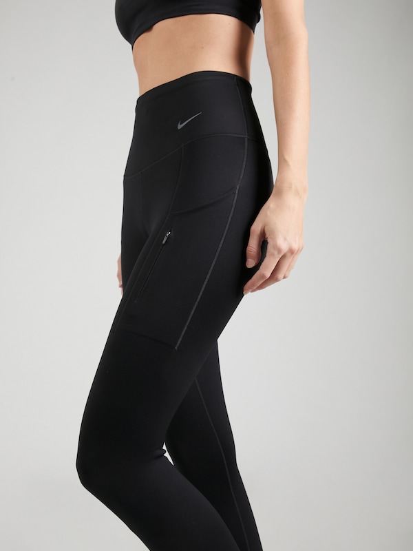 NIKE Skinny Pantaloni Sportivi In Nero