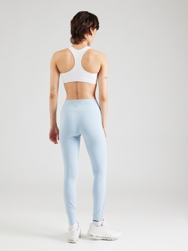 NIKE Skinny Pantaloni Sportivi 'One' In Navy Blu Chiaro