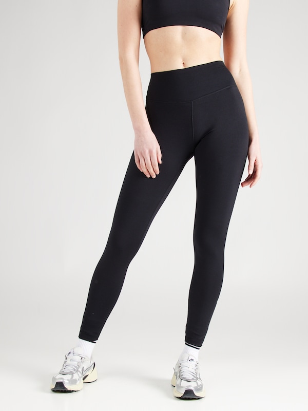 NIKE Skinny Pantaloni Sportivi 'ONE' In Nero