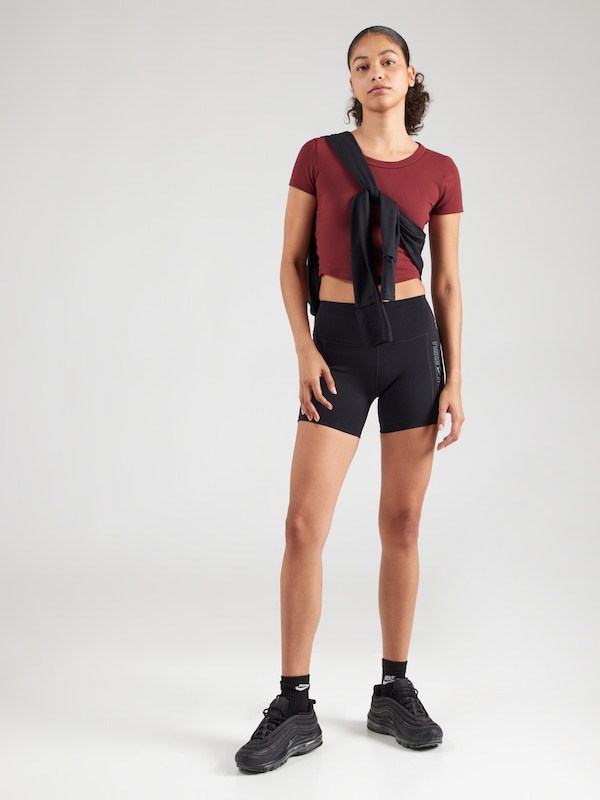 NIKE Skinny Pantaloni Sportivi 'ONE' In Nero