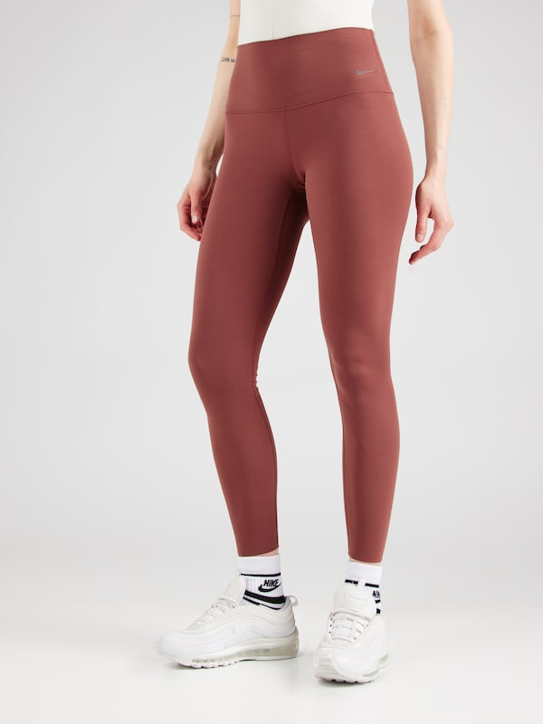 NIKE Skinny Pantaloni Sportivi 'ZENVY' In Borgogna
