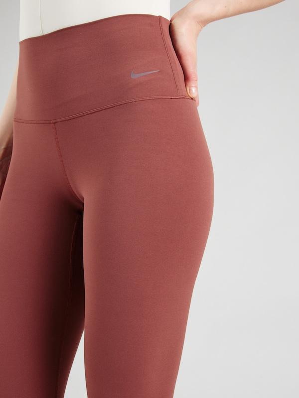 NIKE Skinny Pantaloni Sportivi 'ZENVY' In Borgogna