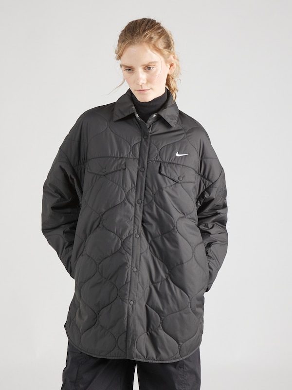Nike Sportswear Giacca Di Mezza Stagione 'ESSNTL' In Nero