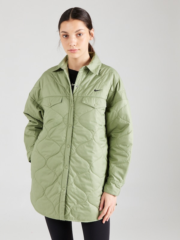 Nike Sportswear Giacca Di Mezza Stagione 'ESSNTL' In Verde