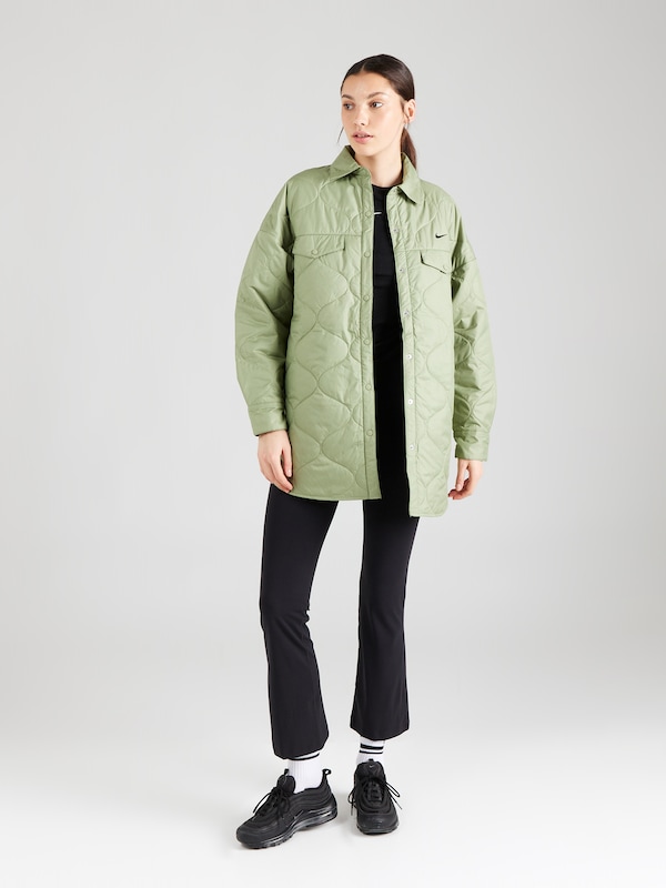 Nike Sportswear Giacca Di Mezza Stagione 'ESSNTL' In Verde