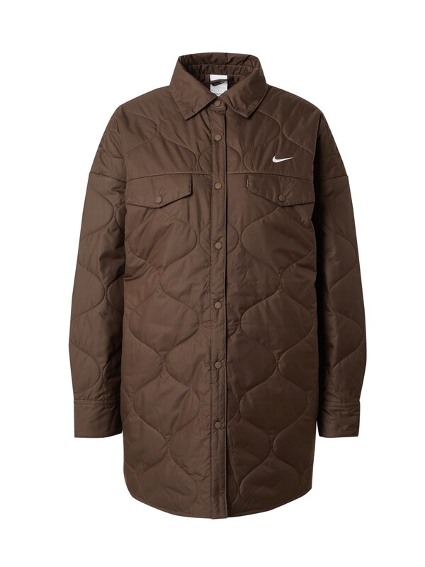 Nike Sportswear Giacca Di Mezza Stagione 'ESSNTL' In Marrone Scuro