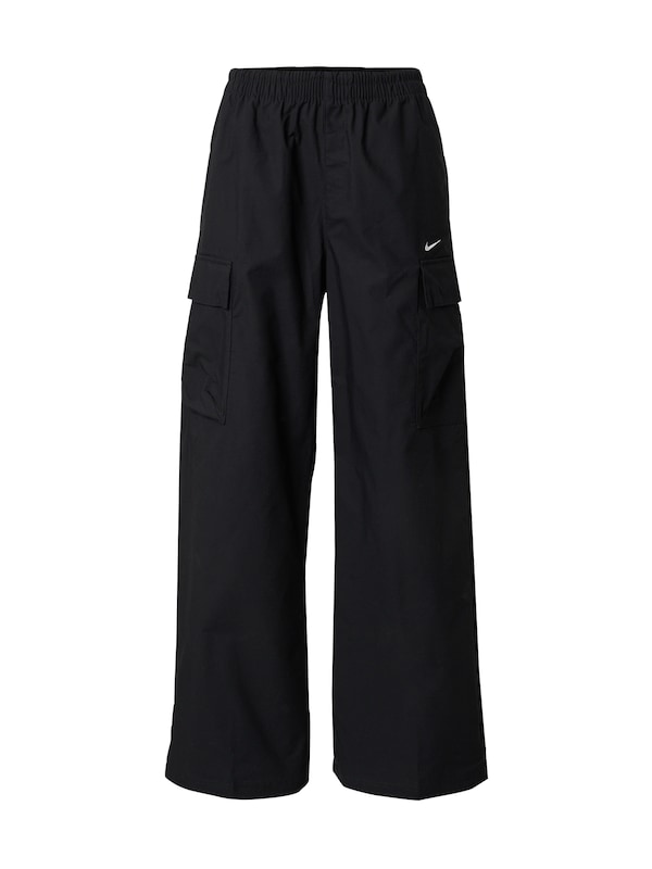 Nike Sportswear Loosefit Pantaloni cargo 'Essential' in Nero