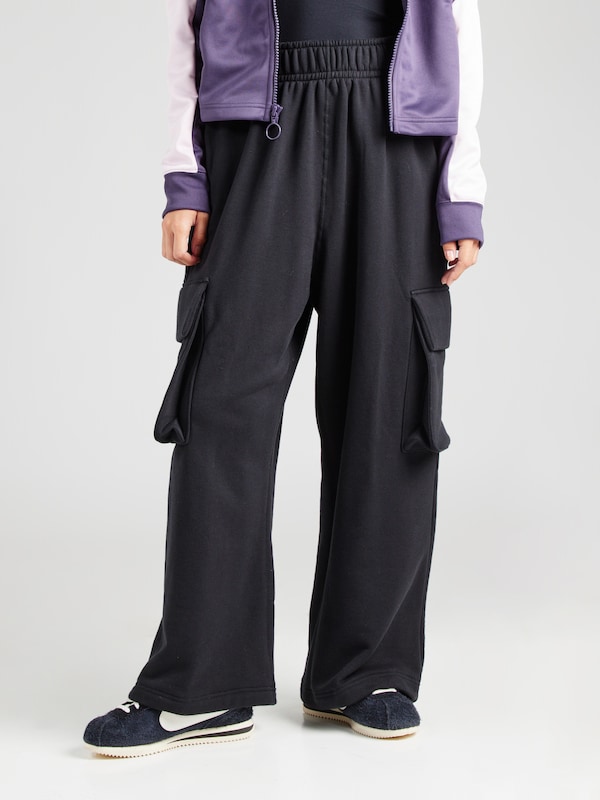 Nike Sportswear Wide Leg Pantaloni Cargo In Nero