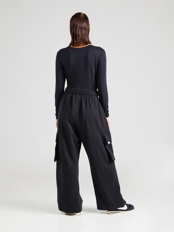 Nike Sportswear Wide Leg Pantaloni Cargo In Nero