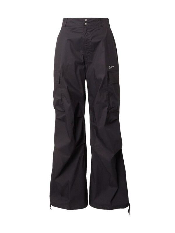 Nike Sportswear Wide leg Pantaloni cargo in Nero