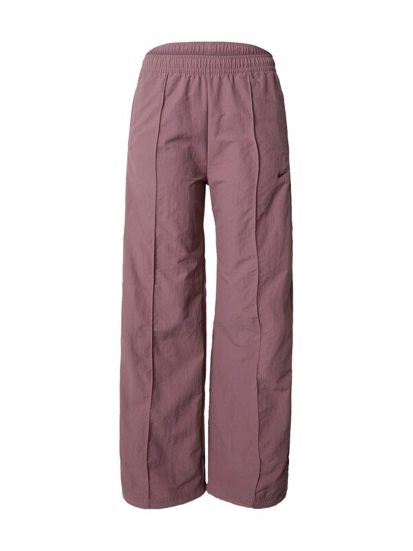 Nike Sportswear Wide leg Pantaloni con piega frontale in Marrone