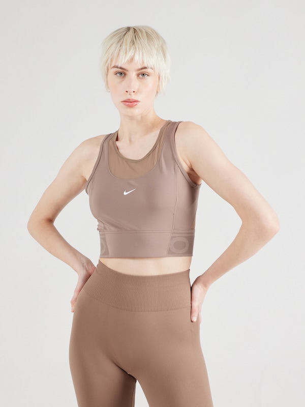 NIKE Top Sportivo In Broccato