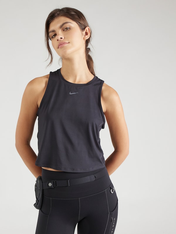 NIKE Top Sportivo 'ONE CLASSIC' In Nero