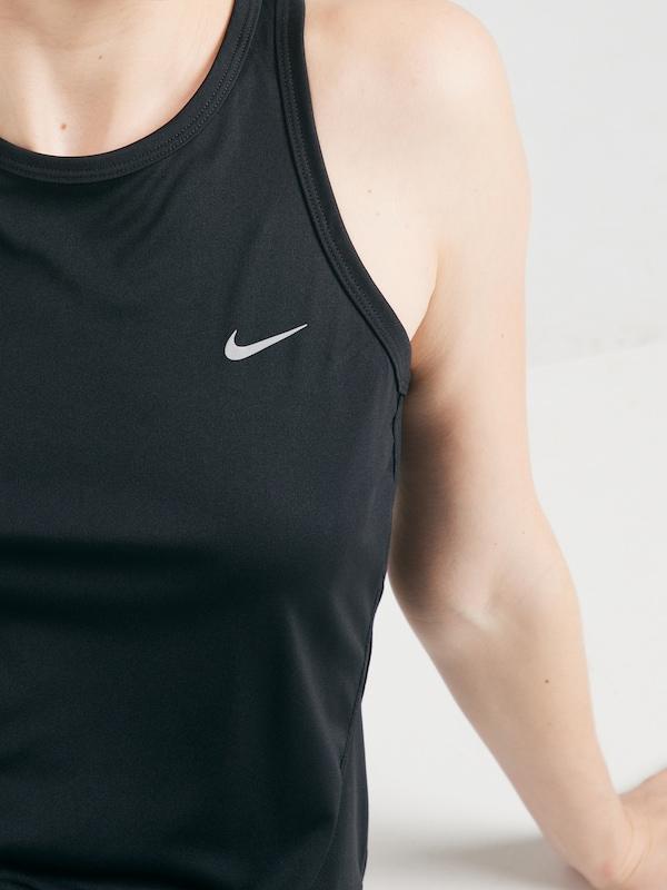 NIKE Top Sportivo 'TEMPO' In Nero