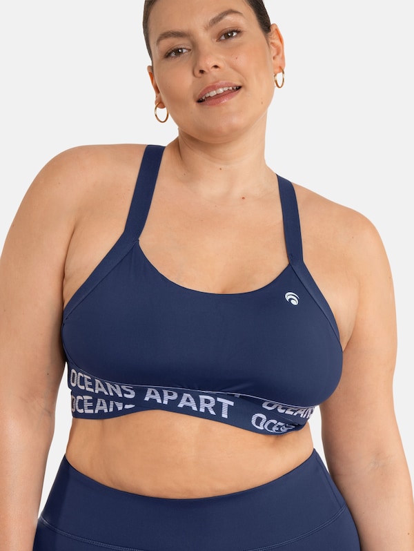 OCEANSAPART Bustino Reggiseno Sportivo 'Beauty' In Blu Scuro