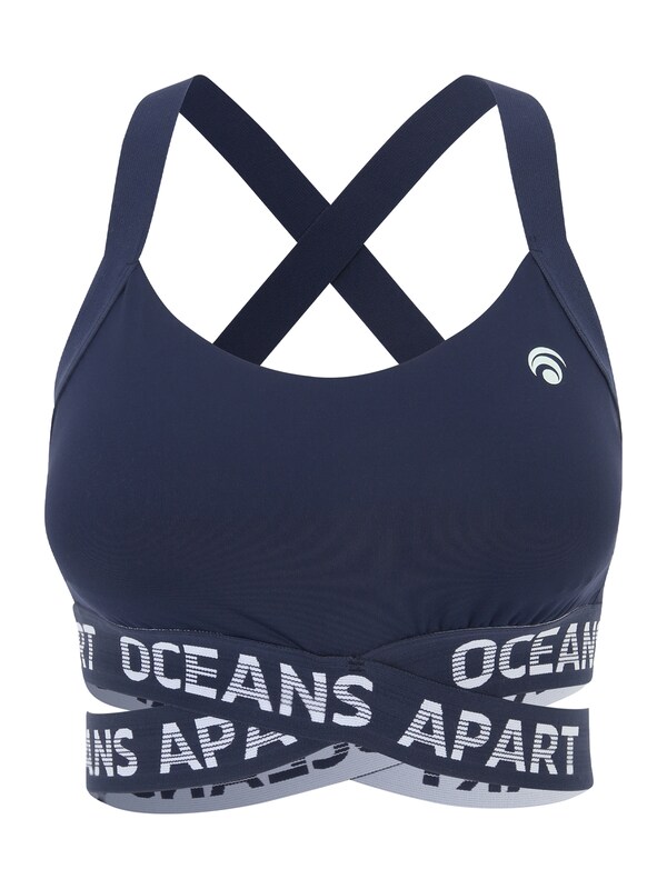 OCEANSAPART Bustino Reggiseno sportivo 'Beauty' in Blu Scuro