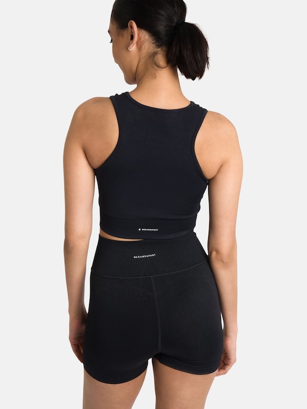 OCEANSAPART Bustino Reggiseno Sportivo 'Brooklyn' In Nero