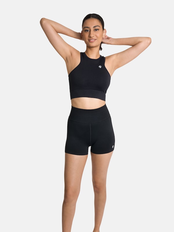 OCEANSAPART Bustino Reggiseno Sportivo 'Brooklyn' In Nero