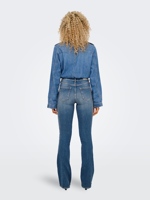 ONLY Bootcut Jeans 'ONLBlush' In Genziana