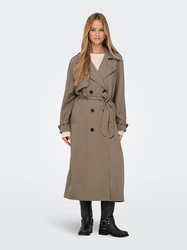 ONLY Cappotto Di Mezza Stagione 'ONLCHLOE' In Marrone