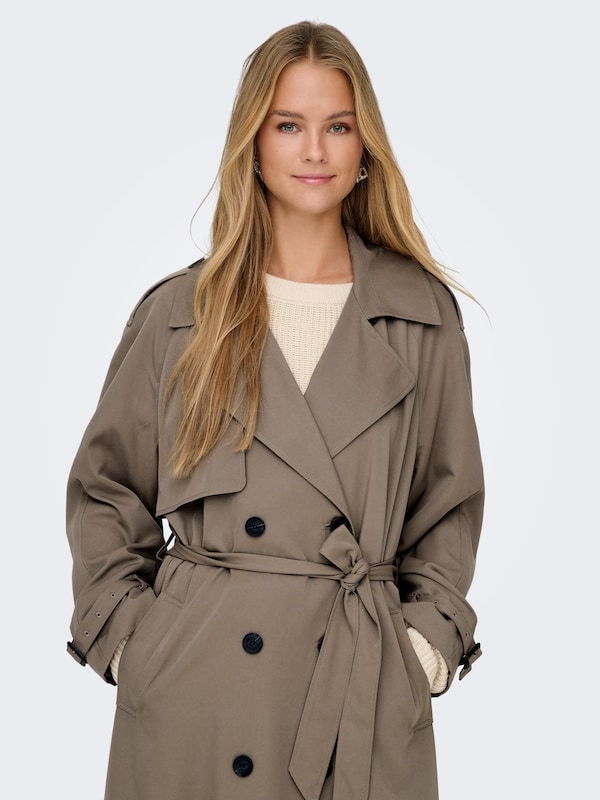 ONLY Cappotto Di Mezza Stagione 'ONLCHLOE' In Marrone
