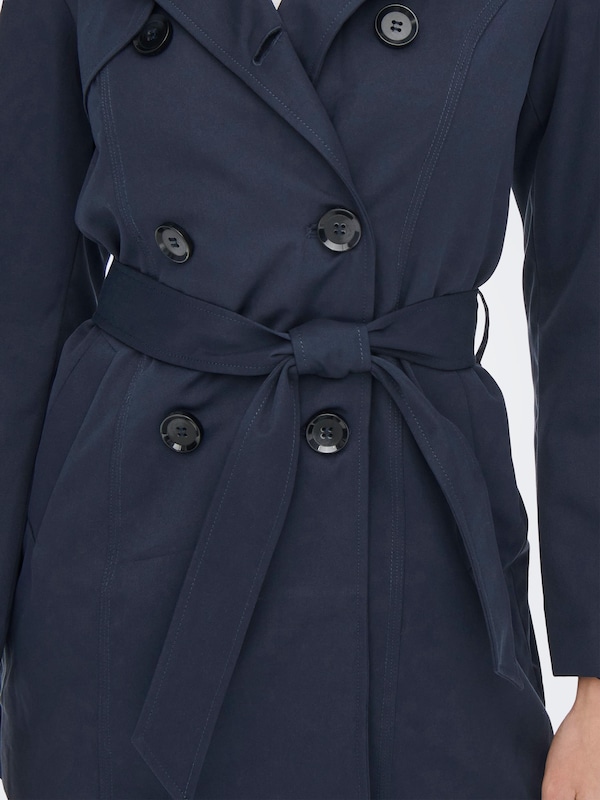 ONLY Cappotto Di Mezza Stagione 'Valerie' In Navy