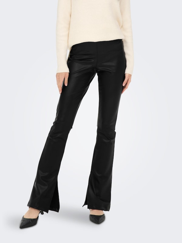ONLY Flared Leggings 'STAR' In Nero