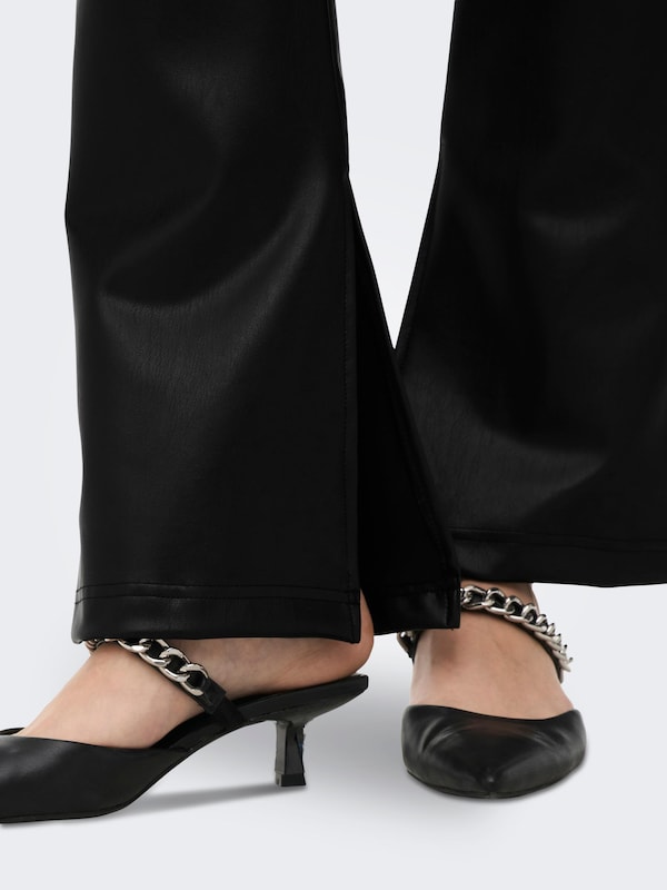 ONLY Flared Leggings 'STAR' In Nero