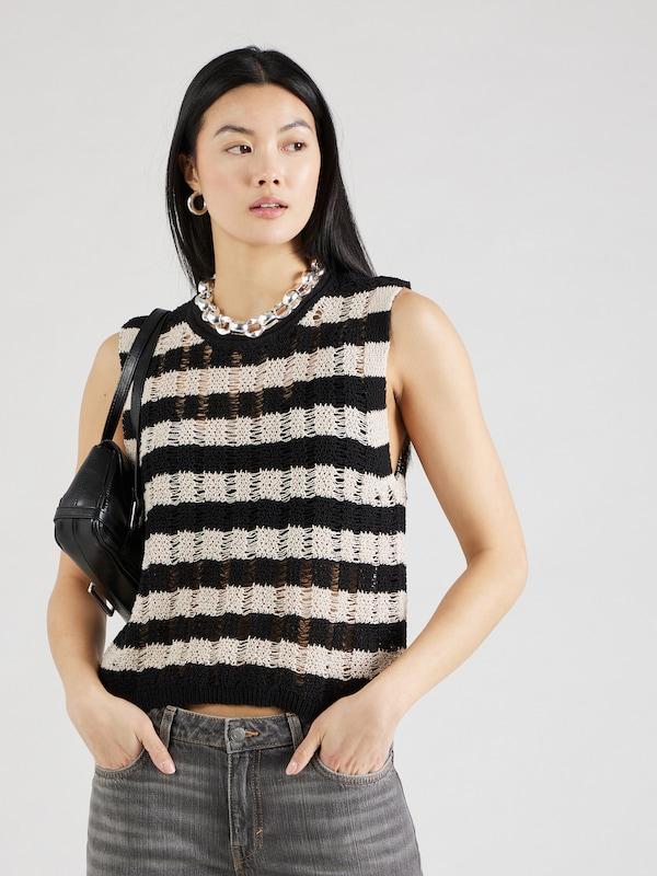 ONLY Gilet In Maglia 'ONLCAPRI' In Nero
