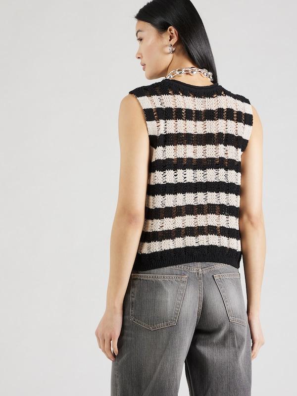 ONLY Gilet In Maglia 'ONLCAPRI' In Nero